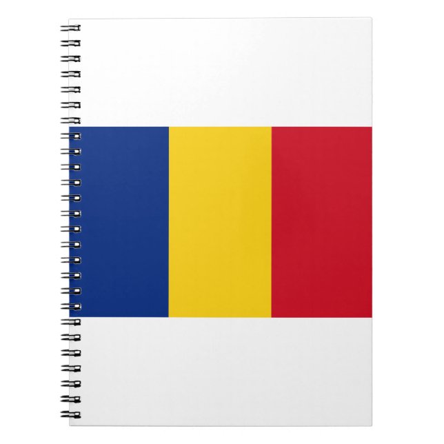 Caderno Espiral România - Romênia Flag (Frente)