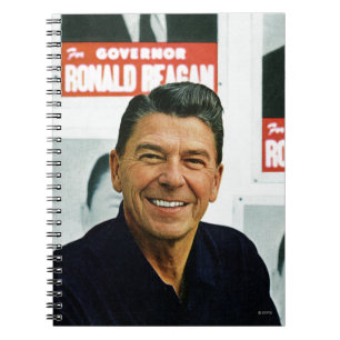 Caderno Espiral Ronald Reagan