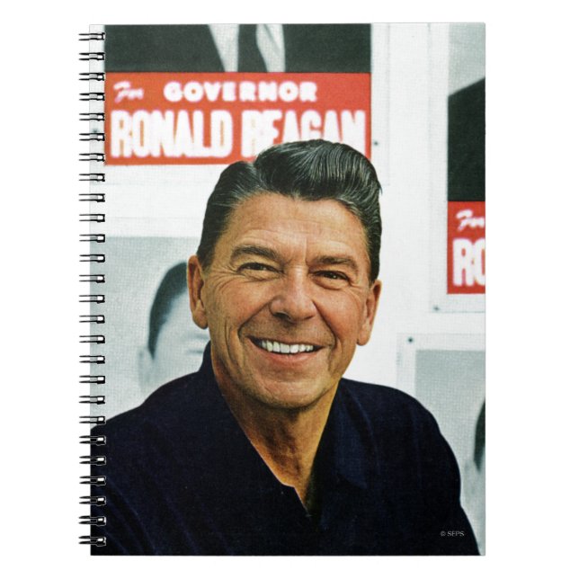Caderno Espiral Ronald Reagan (Frente)
