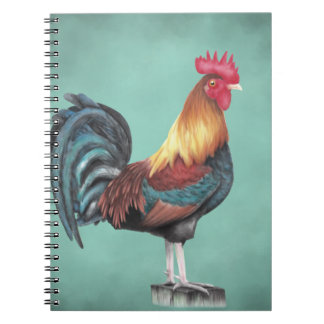 Caderno Espiral Rooster de Aquarela