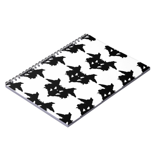 Caderno Espiral Rorschach Inkblot (Left Side)