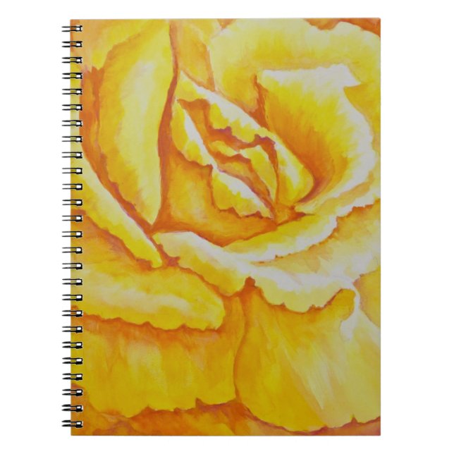 Caderno Espiral Rosa amarelo (Frente)