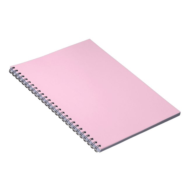 Caderno Espiral Rosa claro de reconhecimento do cancer da mama (Lado Direito)