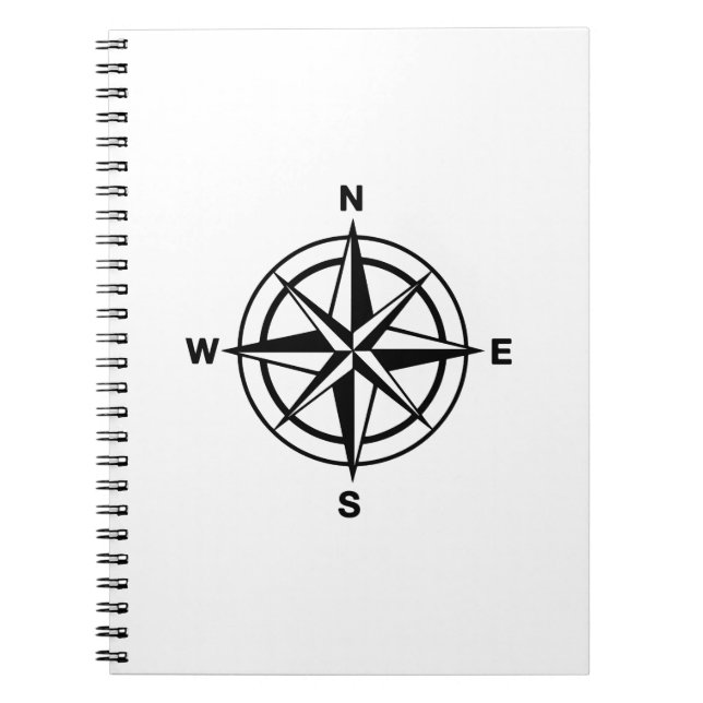 Caderno Espiral Rosa de Compass Náutico (Frente)