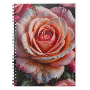Caderno Espiral Rosa de escuta