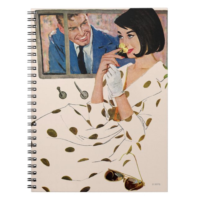 Caderno Espiral Rosa do Ouro (Frente)