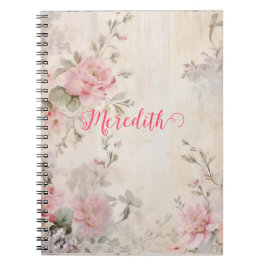 Caderno Espiral rosa dourado, folha cor-de-rosa, embalagem de nata