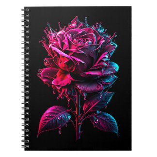 Caderno Espiral rosa fantasia