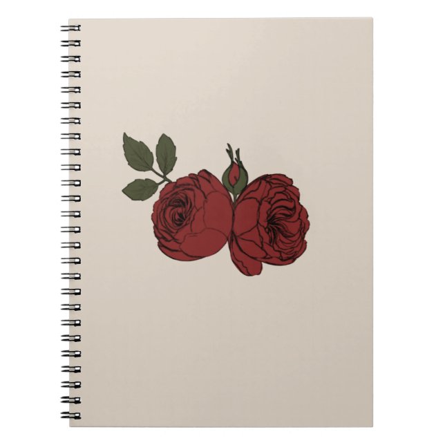 Caderno Espiral Rosa Florentina (Frente)