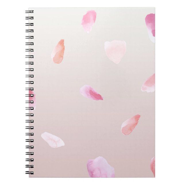 Caderno Espiral Rosa Petal (Frente)
