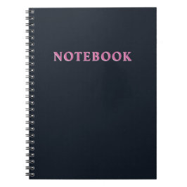 Caderno Espiral Rosa profunda do marinho