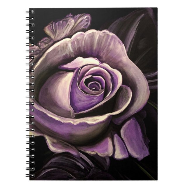 Caderno Espiral Rosa púrpura (Frente)