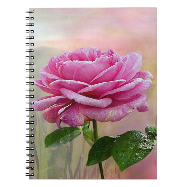 Caderno Espiral Rosa Rosa Rosa bonito (Frente)