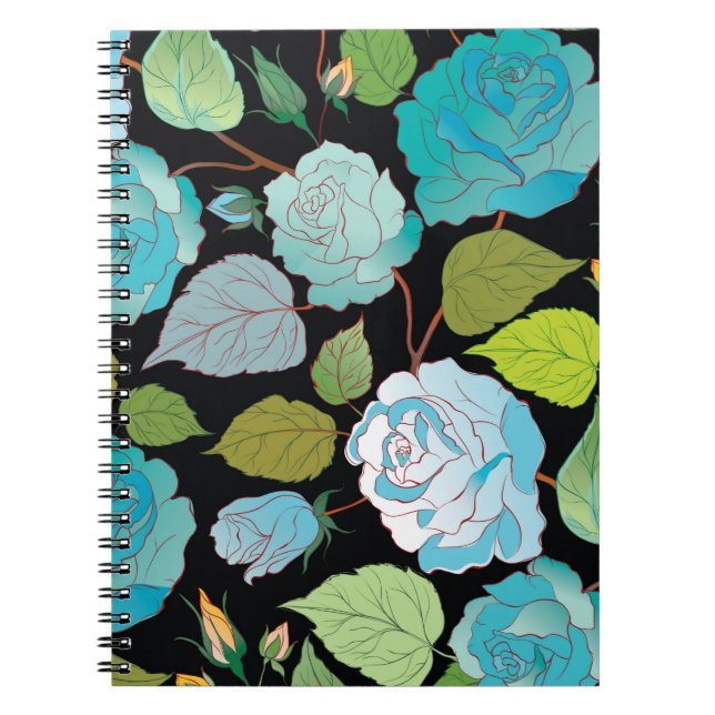 Caderno Espiral Rosas 22 (Frente)