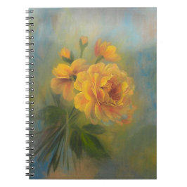 Caderno Espiral Rosas Amarelas