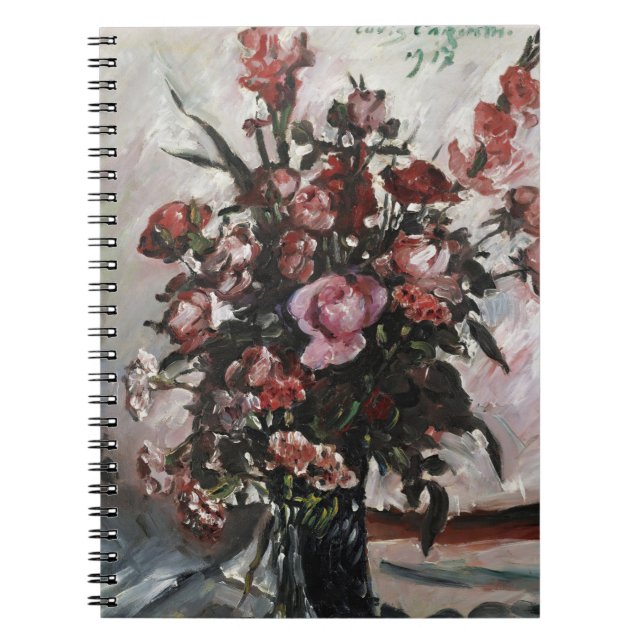 Caderno Espiral Rosas Rosa | Lovis Corinth (Frente)