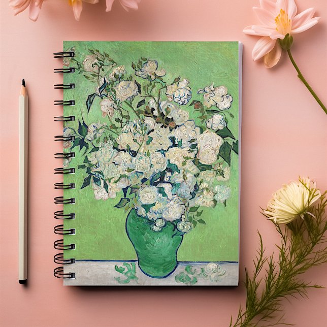 Caderno Espiral Rosas, Vincent van Gogh (Criador carregado)
