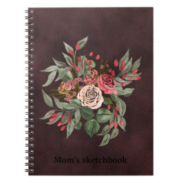 Caderno Espiral Rose Bouquet