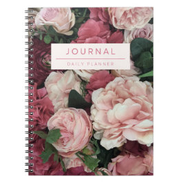 Caderno Espiral Rose Bouquet Diário