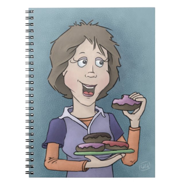 Caderno Espiral Rosquinhas com o notebook Sprinkles (Frente)