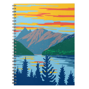Caderno Espiral Ross Lake Washington