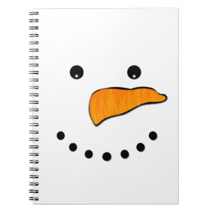 Caderno Espiral Rosto de Neve
