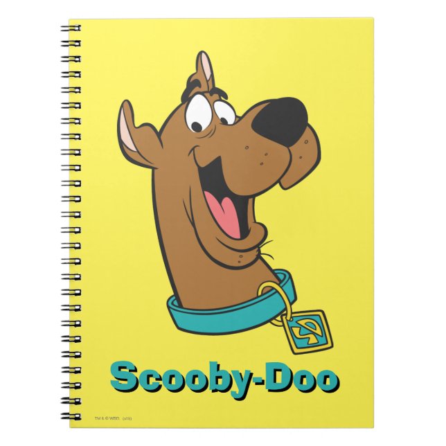 Caderno Espiral Rosto Feliz Scooby-Doo (Frente)