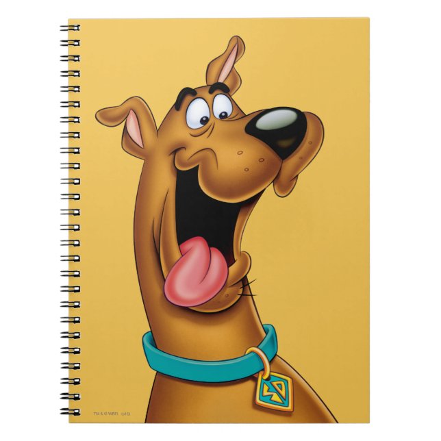 Caderno Espiral Rosto Scooby-Doo Excitado (Frente)