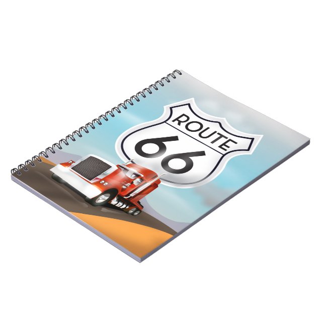 Caderno Espiral Rota 66 (Left Side)