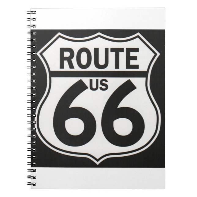 Caderno Espiral Rota 66 - A Estrada-Mãe (Frente)