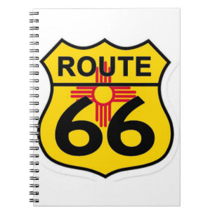 Caderno Espiral rota 66 de New mexico