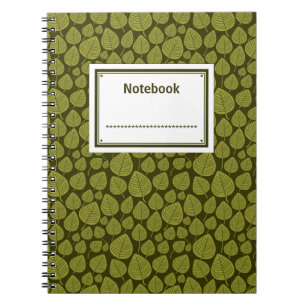 Caderno Espiral Rotulado - Sombras de Oliva 04