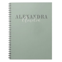 Rótulo Minimalista Boho Verde Sage Personalizado p