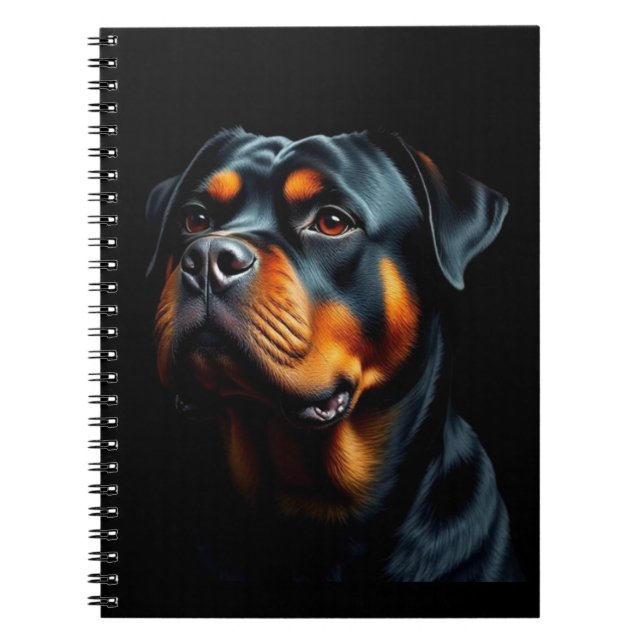 Caderno Espiral Rotweiler (Frente)