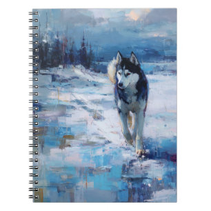 Caderno Espiral Rouco no Notebook Winter Landscape