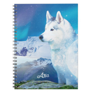 Caderno Espiral Rouco personalizado com montanhas