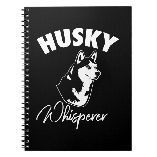 Caderno Espiral Rouco Siberian Whisperer (Frente)