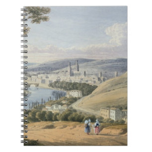 Caderno Espiral Rouen de Mont Sainte-Catherine (w/c no papel)
