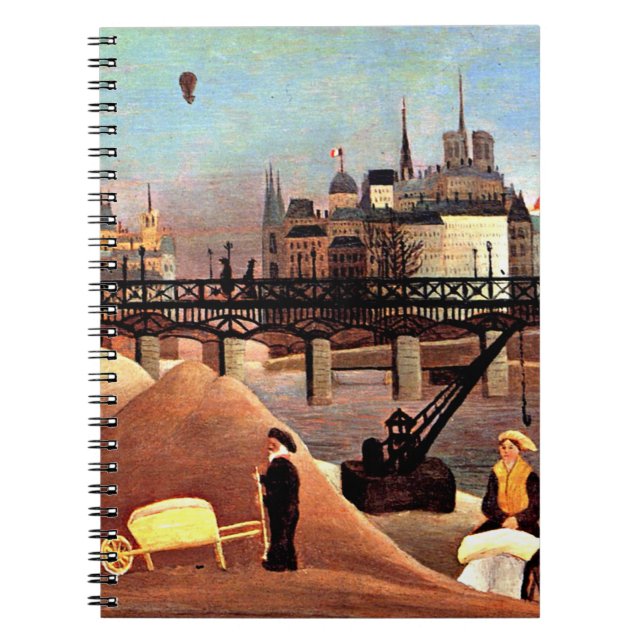Caderno Espiral Rousseau - Ile Santo Louis e Notre Dame (Frente)