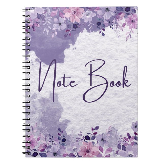 Caderno Espiral Roxo (Frente)