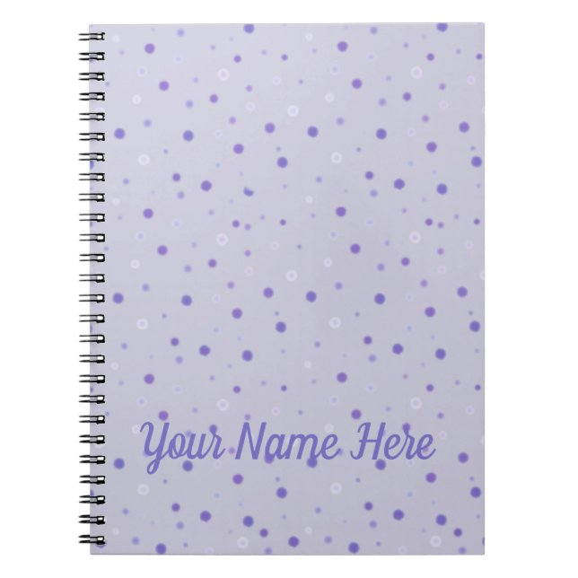 Caderno Espiral Roxo Ameixa Doce (Frente)