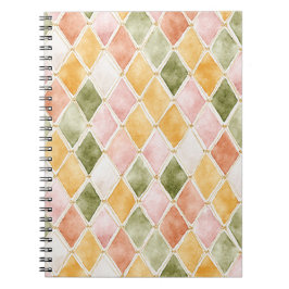 Caderno Espiral Roxo Laranja Verde Amarelo Bege