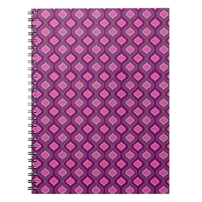 Caderno Espiral Roxo real (Frente)