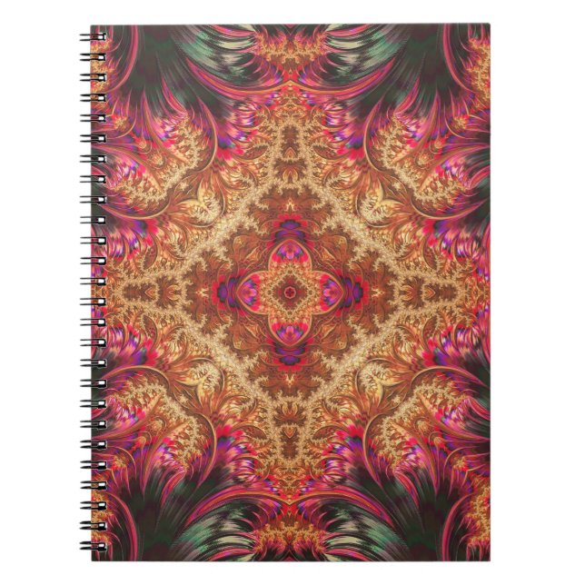 Caderno Espiral Royal Fractal | Notebook (Frente)