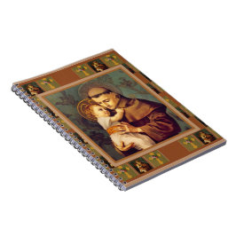 Caderno Espiral Rua. Anthony & Child Jesus