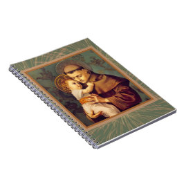 Caderno Espiral Rua. Anthony & Child Jesus