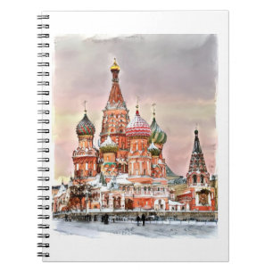 Caderno Espiral Rua, Catedral de Basil