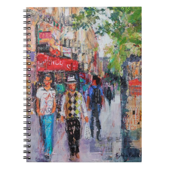 Caderno Espiral Rua de Paris (Frente)