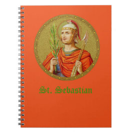 Caderno Espiral Rua. Sebastian (SNV 24) (Imagem redonda)