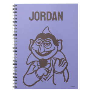 Caderno Espiral Rua Sésamo Conde von Count Bright